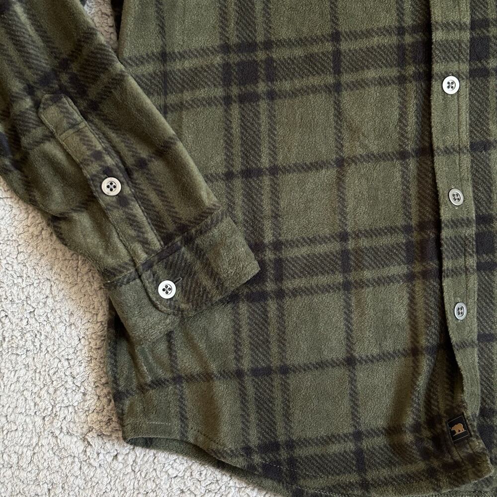 Freedom Foundry Men's Flannel Shirt Plaid Lightweight Green Size L Workwear NWT - Picture 6 of 14